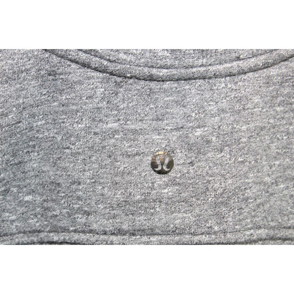 Lululemon Pleat To Street Bomber Jacket Heathered Gray Women's Size 10 H11148 - Picture 13 of 16